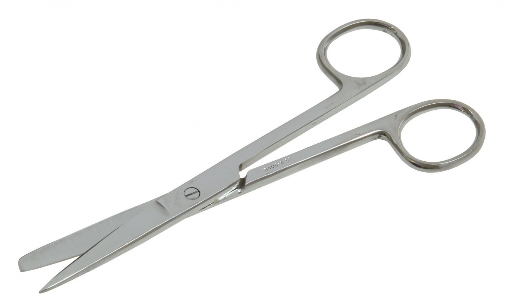 Scissor Basic Surgical Sharp Blunt Straight 16cm image 0